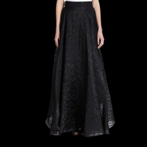 Milly Raffia Organza Maxi Circle Skirt New - Picture 2 of 11